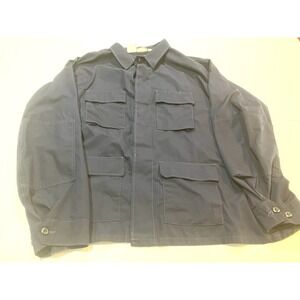 Propper BDU Coat Combat 4 Pocket Tactical Ripstop navy blue Men's Size 2XL  EUC